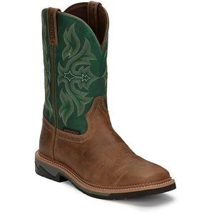 Leather Safety/Steel Toe Pullon Boot.